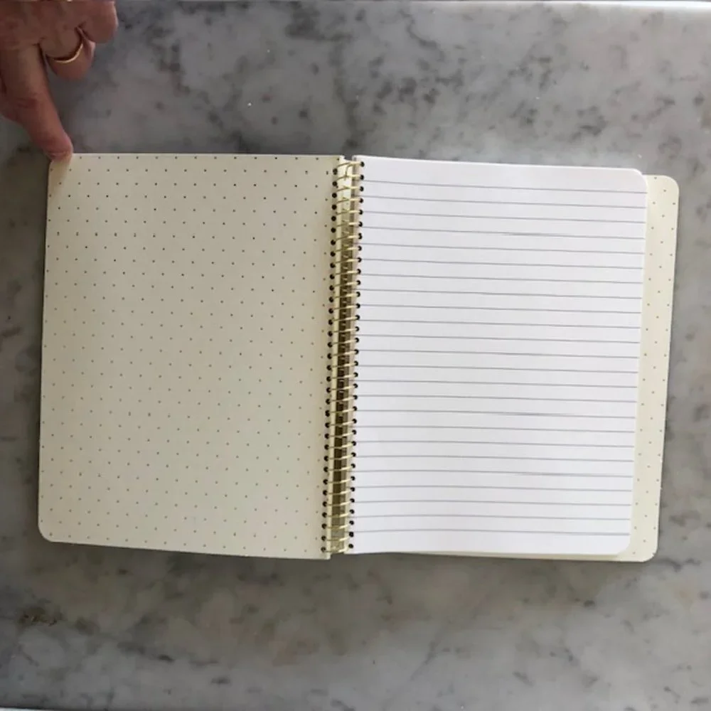 KATE SPADE Spiral Mini Notebook Collar Club of Virginia Seesucker Print …